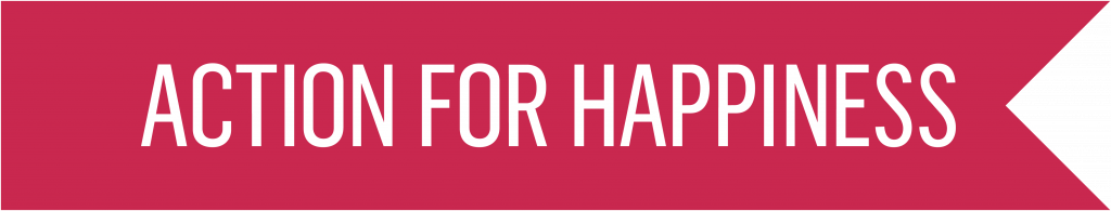 The logo for Action for Happiness, a mental health charity organisation